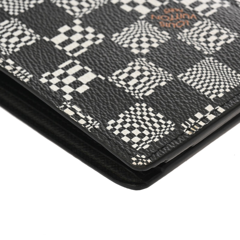 LOUIS VUITTON ルイヴィトン ダミエ ポルトフォイユ ミュルティプル ブラック M80171 メンズ ダミエディストーテッド 二つ折り財布 ABランク 中古 銀蔵