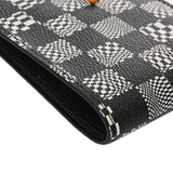 LOUIS VUITTON ルイヴィトン ダミエ ポルトフォイユ ミュルティプル ブラック M80171 メンズ ダミエディストーテッド 二つ折り財布 ABランク 中古 銀蔵