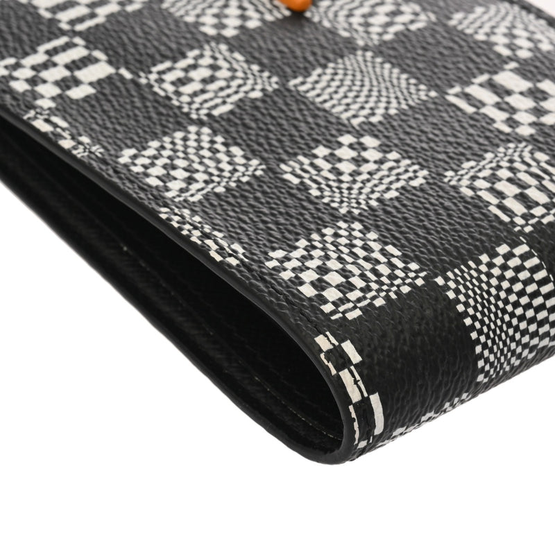 LOUIS VUITTON ルイヴィトン ダミエ ポルトフォイユ ミュルティプル ブラック M80171 メンズ ダミエディストーテッド 二つ折り財布 ABランク 中古 銀蔵