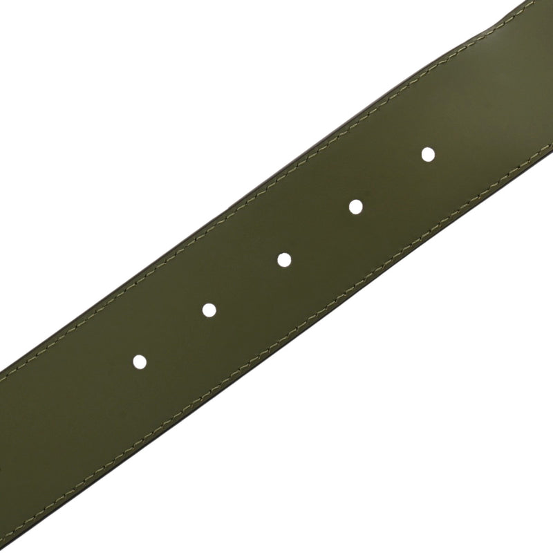 LOUIS VUITTON ルイヴィトン LVメガピクセル 85cm グリーン M8470 メンズ レザー ベルト Aランク 中古 銀蔵