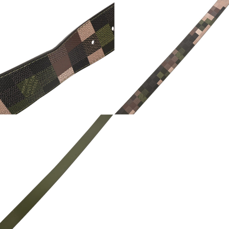 LOUIS VUITTON ルイヴィトン LVメガピクセル 85cm グリーン M8470 メンズ レザー ベルト Aランク 中古 銀蔵