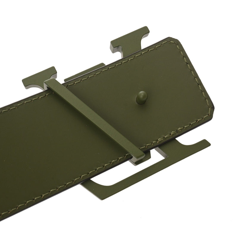 LOUIS VUITTON ルイヴィトン LVメガピクセル 85cm グリーン M8470 メンズ レザー ベルト Aランク 中古 銀蔵