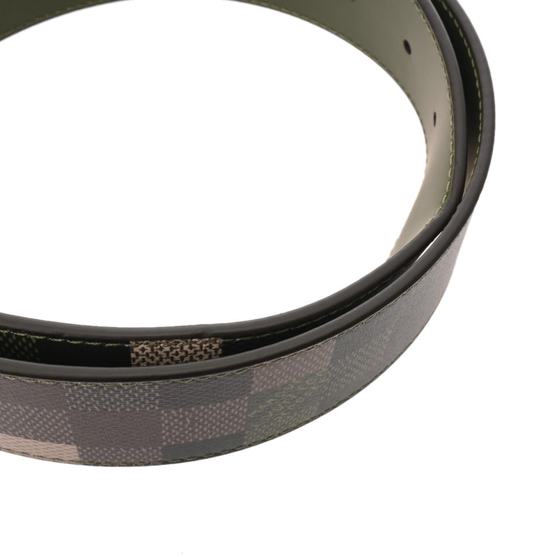 LOUIS VUITTON ルイヴィトン LVメガピクセル 85cm グリーン M8470 メンズ レザー ベルト Aランク 中古 銀蔵