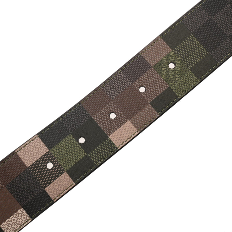 LOUIS VUITTON ルイヴィトン LVメガピクセル 85cm グリーン M8470 メンズ レザー ベルト Aランク 中古 銀蔵