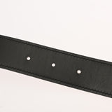 HERMES エルメス Hベルト サイズ85 黒/ゴールド □G刻印(2003年頃) メンズ ボックスカーフ トゴ ベルト Bランク 中古 銀蔵