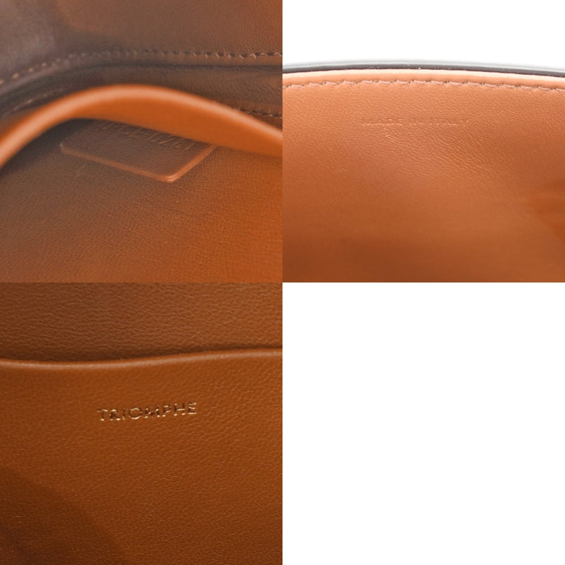 CELINE セリーヌ トリオンフ ロゴショルダー タン 188423 レディース PVC ショルダーバッグ ABランク 中古 銀蔵