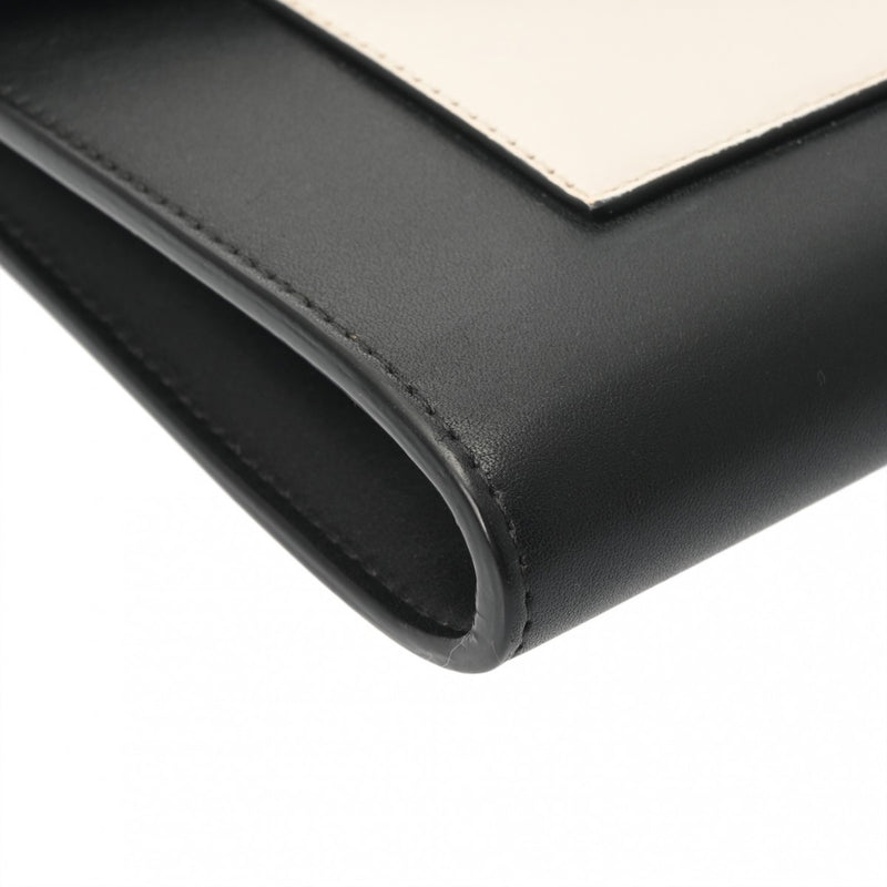 CELINE セリーヌ チェーンウォレット 黒/白/青 レディース レザー ショルダーバッグ Aランク 中古 銀蔵