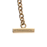 TIFFANY&Co. ティファニー Tスマイル ミディアム レディース K18イエローゴールド YG ブレスレット Aランク 中古 銀蔵