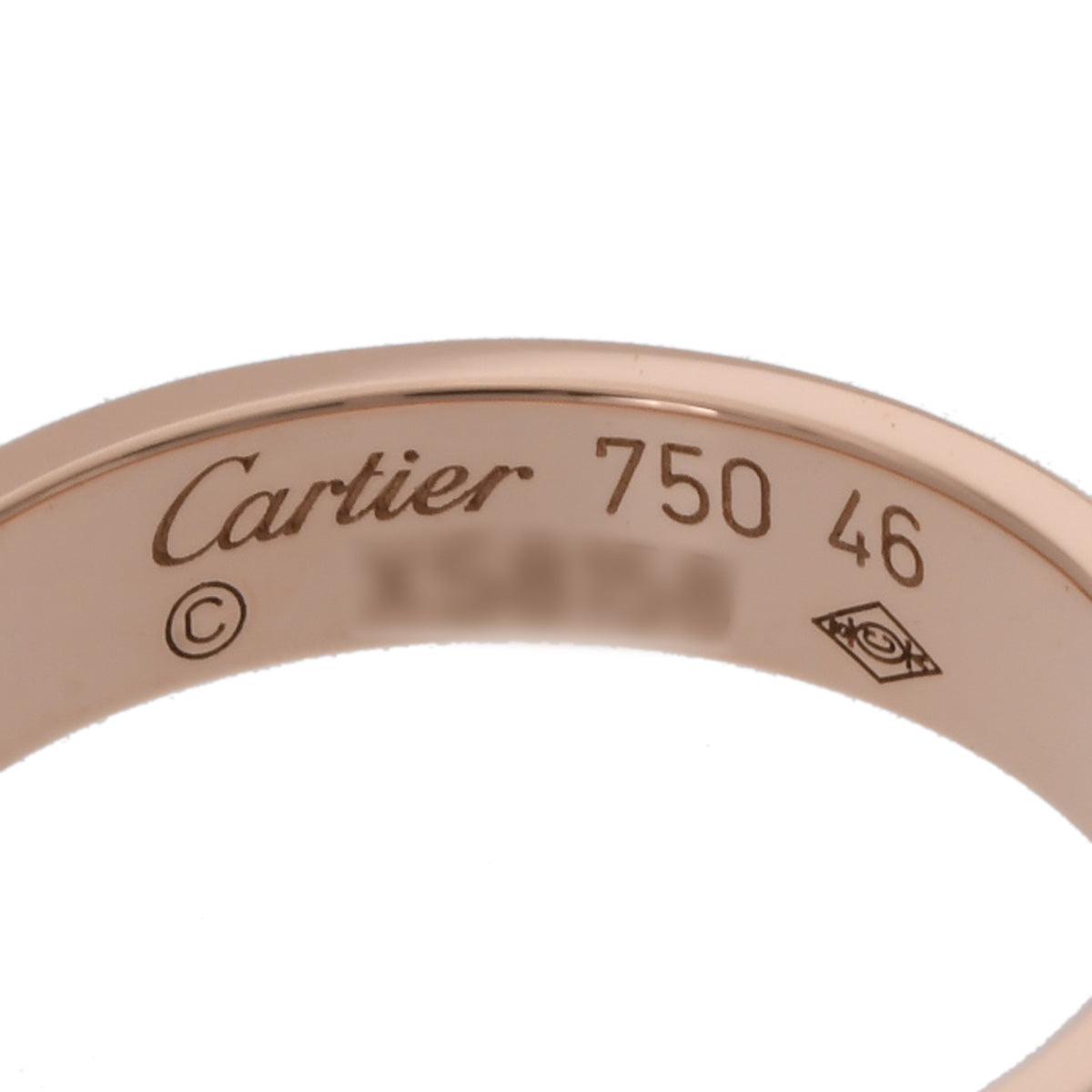 カルティエ ミニ ラブリング #46 レディース K18ピンクゴールド カルティエ ミニ ラブリング #46 レディース K18ピンクゴールド
