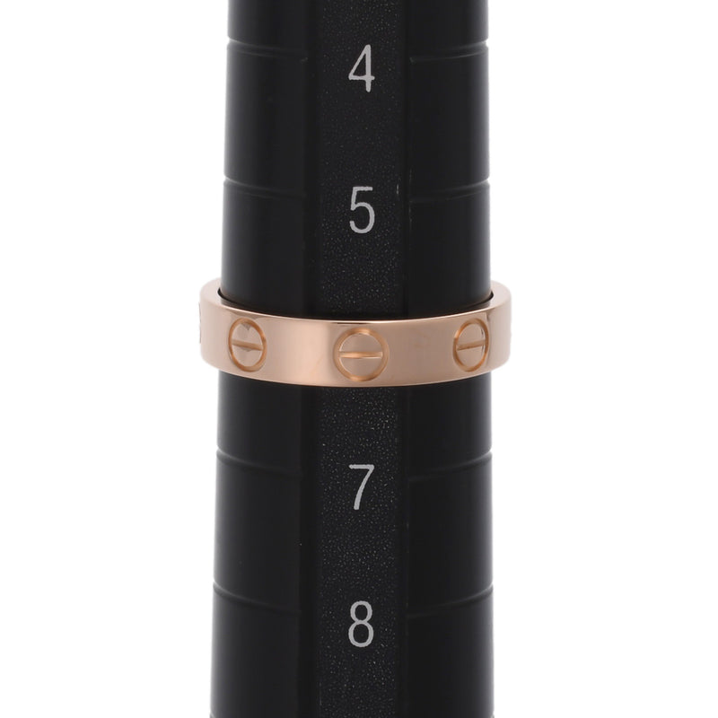 カルティエ ミニ ラブリング #46 レディース K18ピンクゴールド