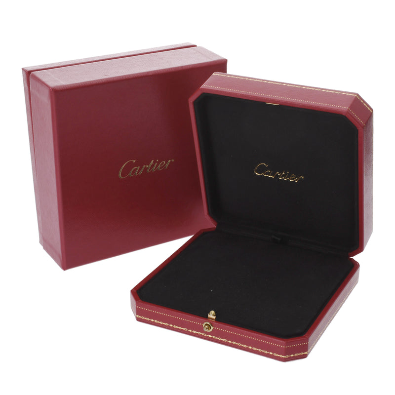 CARTIER カルティエ アミュレット ドゥ XS ピンクオパール 1Pダイヤ レディース K18ピンクゴールド PG ネックレス Aランク 中古 銀蔵