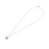 CARTIER カルティエ アミュレット ドゥ XS ピンクオパール 1Pダイヤ レディース K18ピンクゴールド PG ネックレス Aランク 中古 銀蔵