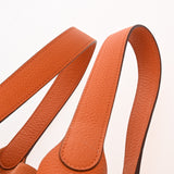 HERMES エルメス ピコタン ロック MM オレンジ U刻印(2022年頃) レディース トリヨン ハンドバッグ Aランク 中古 銀蔵