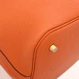 HERMES エルメス ピコタン ロック MM オレンジ U刻印(2022年頃) レディース トリヨン ハンドバッグ Aランク 中古 銀蔵