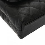 CHANEL シャネル マトラッセ ココハンドル ミニ ブラック レディース キャビアスキン ショルダーバッグ 新同 中古 銀蔵