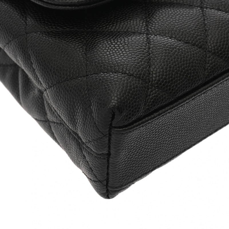 CHANEL シャネル マトラッセ ココハンドル ミニ ブラック レディース キャビアスキン ショルダーバッグ 新同 中古 銀蔵