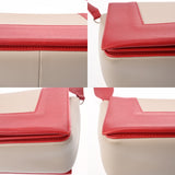 CELINE セリーヌ フレーム ショルダーバッグ ミディアム レッド/グレー レディース レザー ショルダーバッグ ABランク 中古 銀蔵