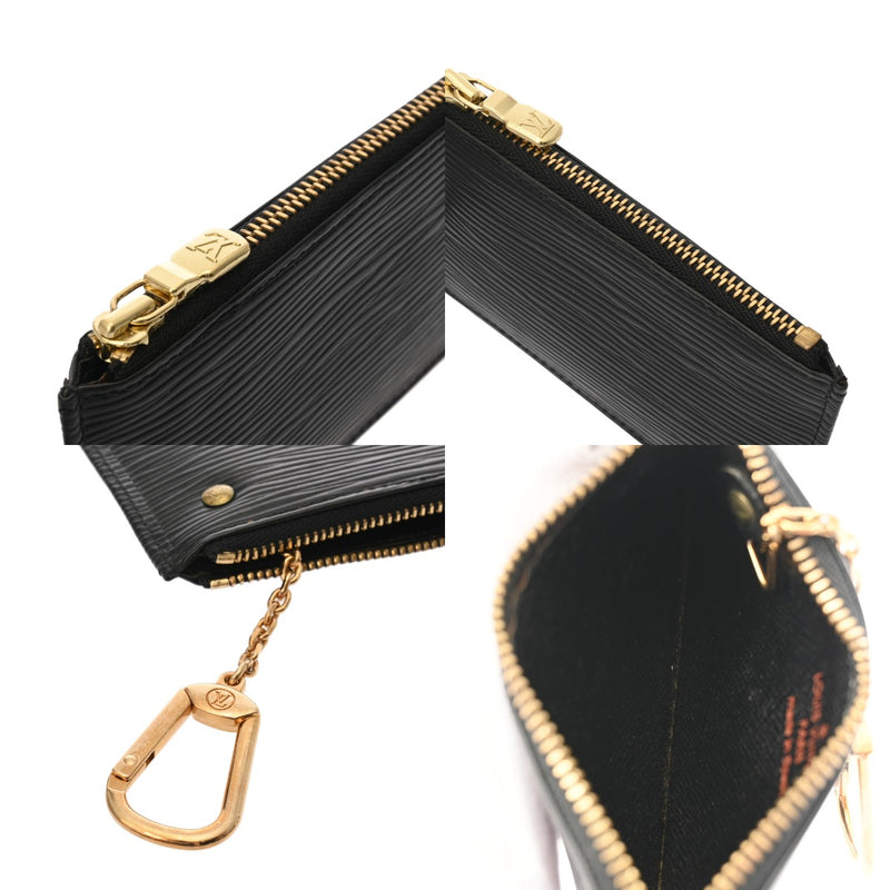 LOUIS VUITTON ルイヴィトン エピ ポシェットクレ ノワール M63802 ユニセックス エピレザー コインケース ABランク 中古 銀蔵