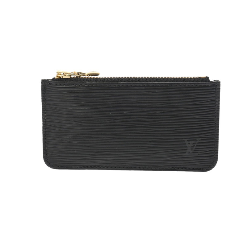 LOUIS VUITTON ルイヴィトン エピ ポシェットクレ ノワール M63802 ユニセックス エピレザー コインケース ABランク 中古 銀蔵