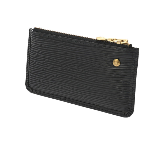 LOUIS VUITTON ルイヴィトン エピ ポシェットクレ ノワール M63802 ユニセックス エピレザー コインケース ABランク 中古 銀蔵