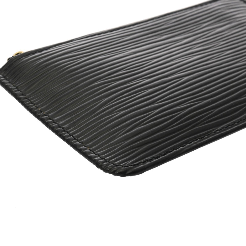 LOUIS VUITTON ルイヴィトン エピ ポシェットクレ ノワール M63802 ユニセックス エピレザー コインケース ABランク 中古 銀蔵