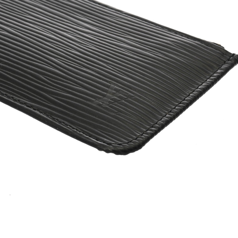 LOUIS VUITTON ルイヴィトン エピ ポシェットクレ ノワール M63802 ユニセックス エピレザー コインケース ABランク 中古 銀蔵