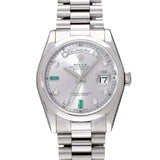 ロレックス デイデイト 118206A R番(1987年頃製造) シルバー/ダイヤモンド メンズ 腕時計 自動巻き 中古 銀蔵