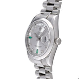 ロレックス デイデイト 118206A R番(1987年頃製造) シルバー/ダイヤモンド メンズ 腕時計 自動巻き 中古 銀蔵