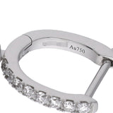 GRAFF グラフ ダイヤ 0.50ct E-VS2 ダイヤ 0.50ct E-VS2 ピアス レディース K18ホワイトゴールド WG ピアス Aランク 中古 銀蔵