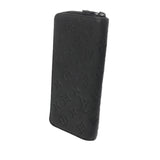 LOUIS VUITTON ルイヴィトン モノグラムアンプラント ジッピーウォレット ヴェルティカル ロゴ入り ノワール M69047 メンズ レザー 長財布 ABランク 中古 銀蔵