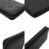 LOUIS VUITTON ルイヴィトン モノグラムアンプラント ジッピーウォレット ヴェルティカル ロゴ入り ノワール M69047 メンズ レザー 長財布 ABランク 中古 銀蔵