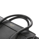 CELINE セリーヌ ラゲージ ナノショッパー ブラック 168243 レディース レザー ハンドバッグ ABランク 中古 銀蔵