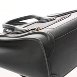 CELINE セリーヌ ラゲージ ナノショッパー ブラック 168243 レディース レザー ハンドバッグ ABランク 中古 銀蔵