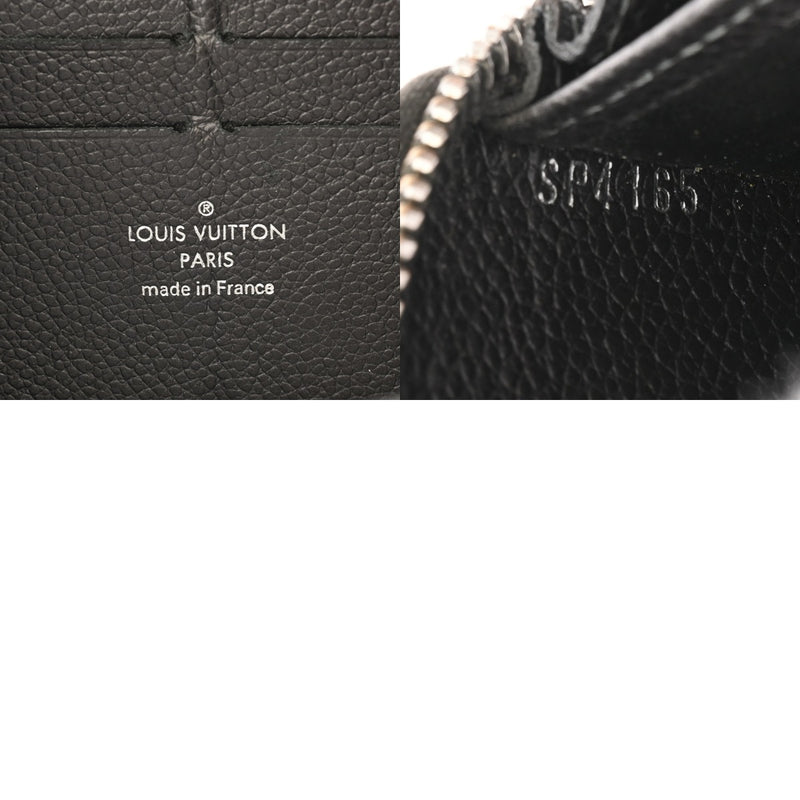 LOUIS VUITTON ルイヴィトン モノグラムアンプラント ジッピーウォレット スタッズ プラティーヌ M61442 ユニセックス レザー 長財布 Bランク 中古 銀蔵