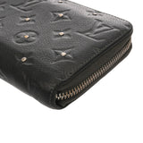 LOUIS VUITTON ルイヴィトン モノグラムアンプラント ジッピーウォレット スタッズ プラティーヌ M61442 ユニセックス レザー 長財布 Bランク 中古 銀蔵