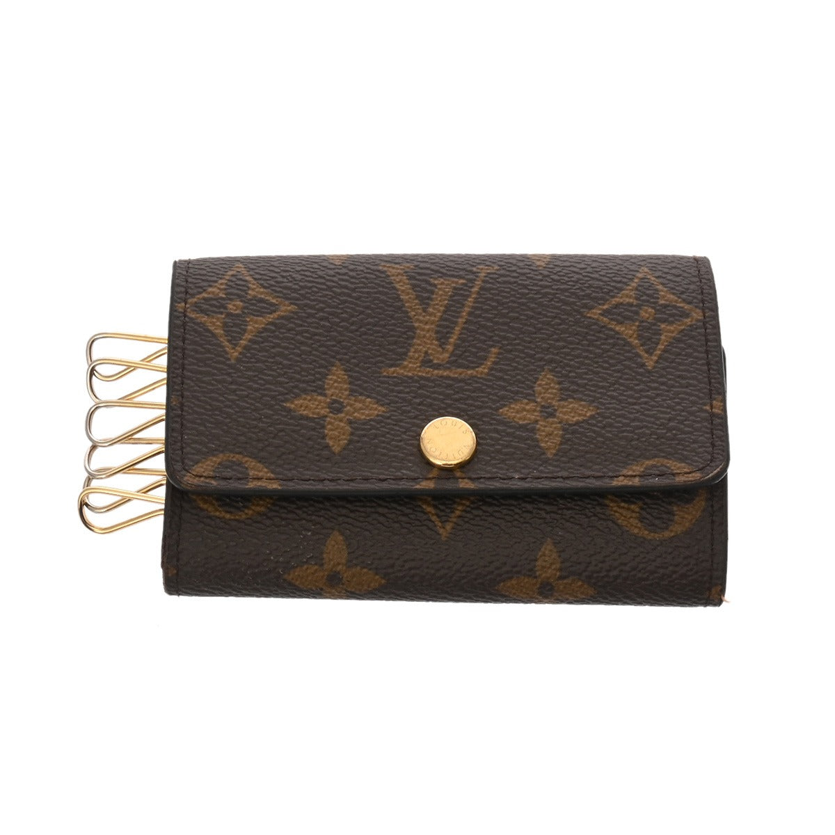 Louis Vuitton キーケース ブラウン/パープル ルイ ヴィトン Louis Vuitton 小銭入れ コインケース キーケース