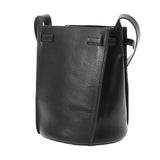 CELINE セリーヌ ビッグバケット ブラック レディース レザー ショルダーバッグ ABランク 中古 銀蔵
