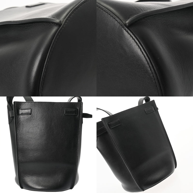 CELINE セリーヌ ビッグバケット ブラック レディース レザー ショルダーバッグ ABランク 中古 銀蔵