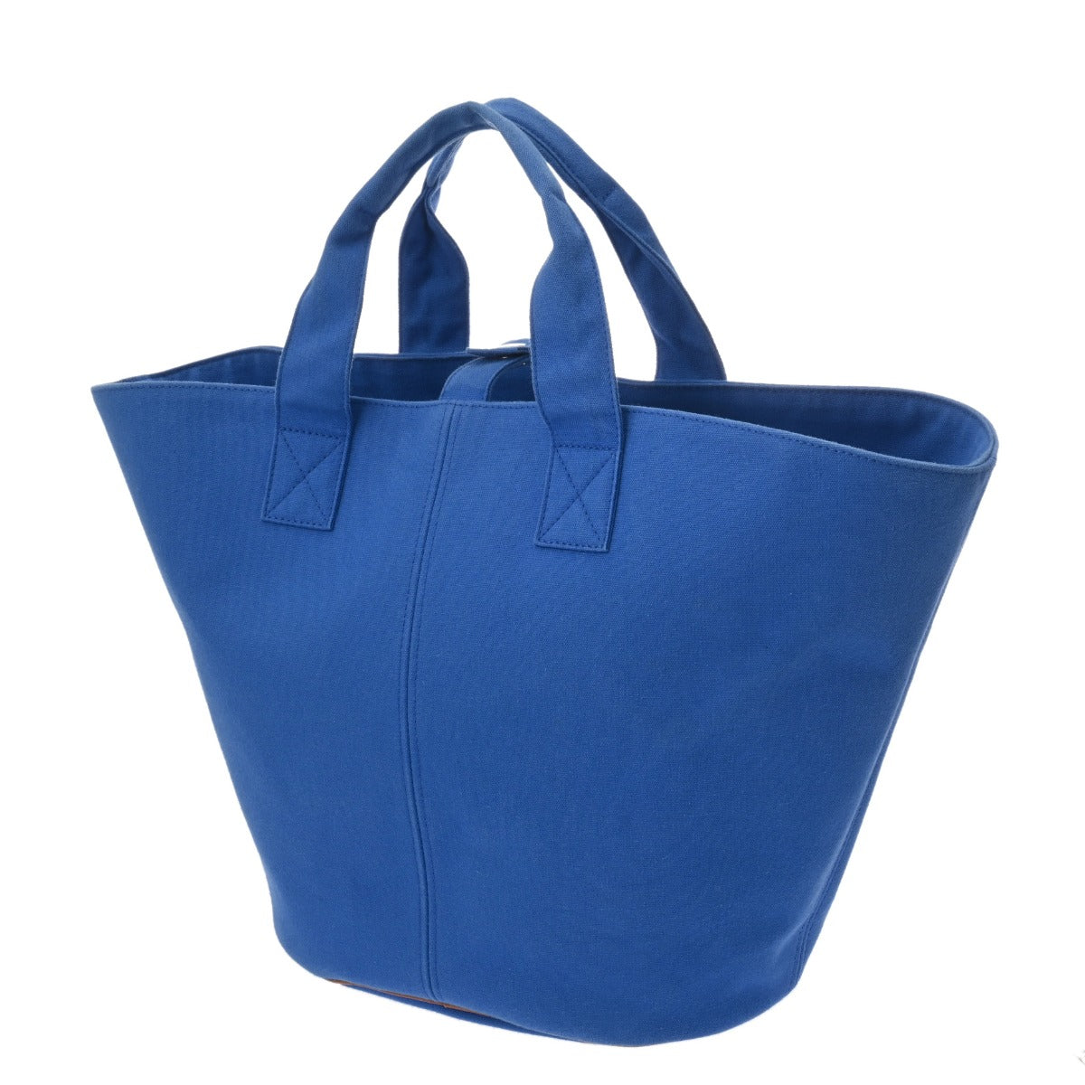HERMES エルメス パニエドプラージュ PM ブルー レディース キャンバス