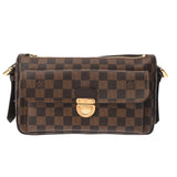 LOUIS VUITTON ルイヴィトン ダミエ ラヴェッロ GM ブラウン N60006 レディース ダミエキャンバス ショルダーバッグ Aランク 中古 銀蔵