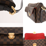 LOUIS VUITTON ルイヴィトン ダミエ ラヴェッロ GM ブラウン N60006 レディース ダミエキャンバス ショルダーバッグ Aランク 中古 銀蔵