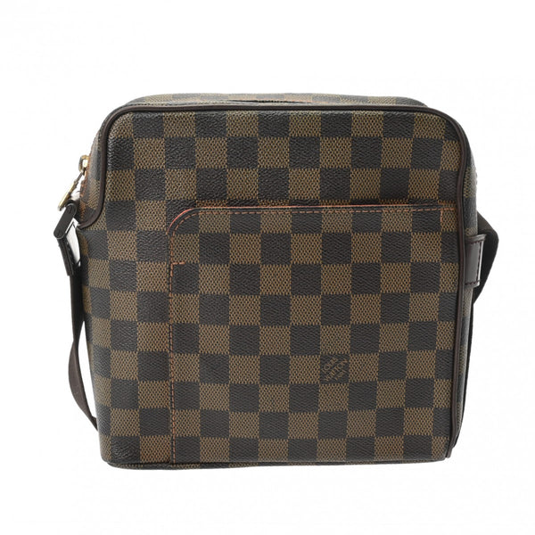 LOUIS VUITTON ルイヴィトン ダミエ オラフ PM ブラウン N41442 ユニセックス ダミエキャンバス ショルダーバッグ Bランク 中古 銀蔵