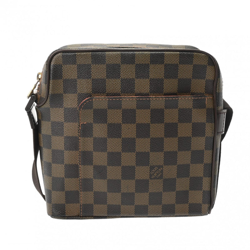 LOUIS VUITTON ルイヴィトン ダミエ オラフ PM ブラウン N41442 ユニセックス ダミエキャンバス ショルダーバッグ Bランク 中古 銀蔵