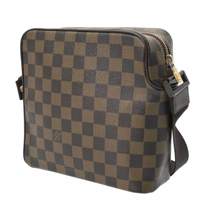 LOUIS VUITTON ルイヴィトン ダミエ オラフ PM ブラウン N41442 ユニセックス ダミエキャンバス ショルダーバッグ Bランク 中古 銀蔵