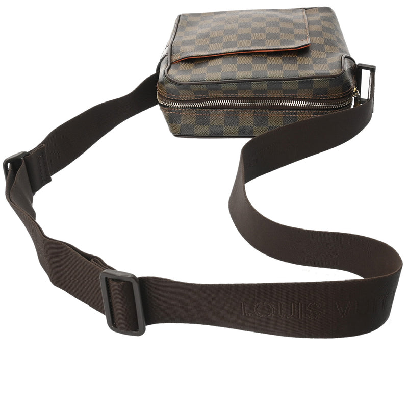 LOUIS VUITTON ルイヴィトン ダミエ オラフ PM ブラウン N41442 ユニセックス ダミエキャンバス ショルダーバッグ Bランク 中古 銀蔵