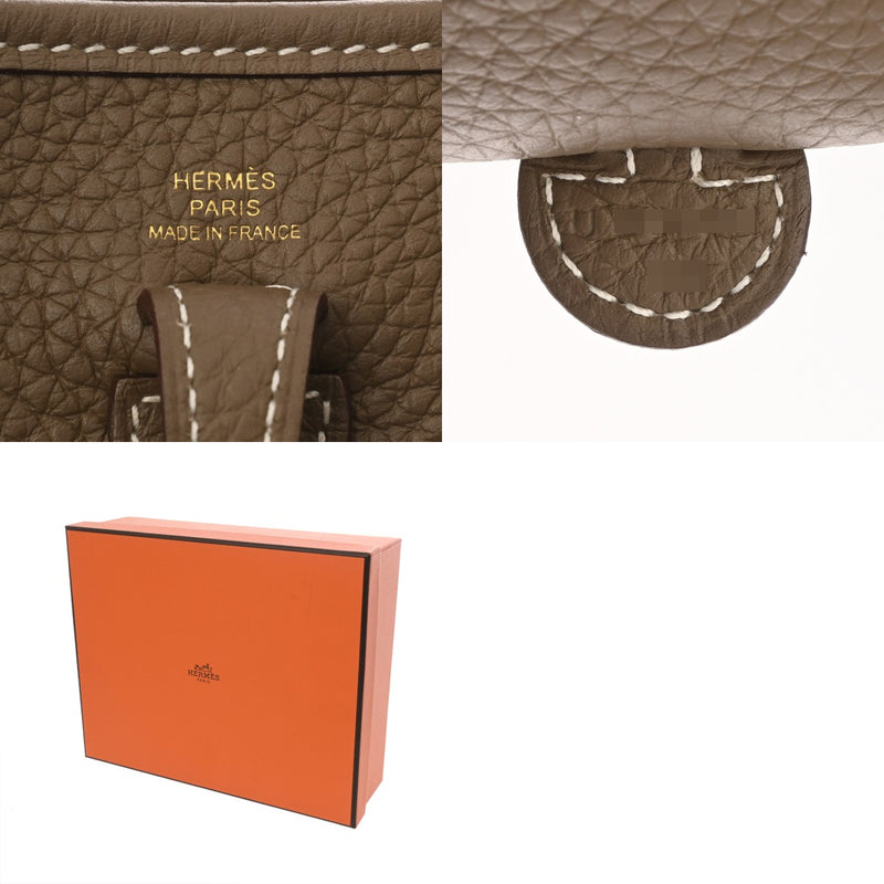 HERMES エルメス エブリン エヴリン TPM エトゥープ U刻印(2022年頃) レディース トリヨンクレマンス ショルダーバッグ Aランク 中古 銀蔵