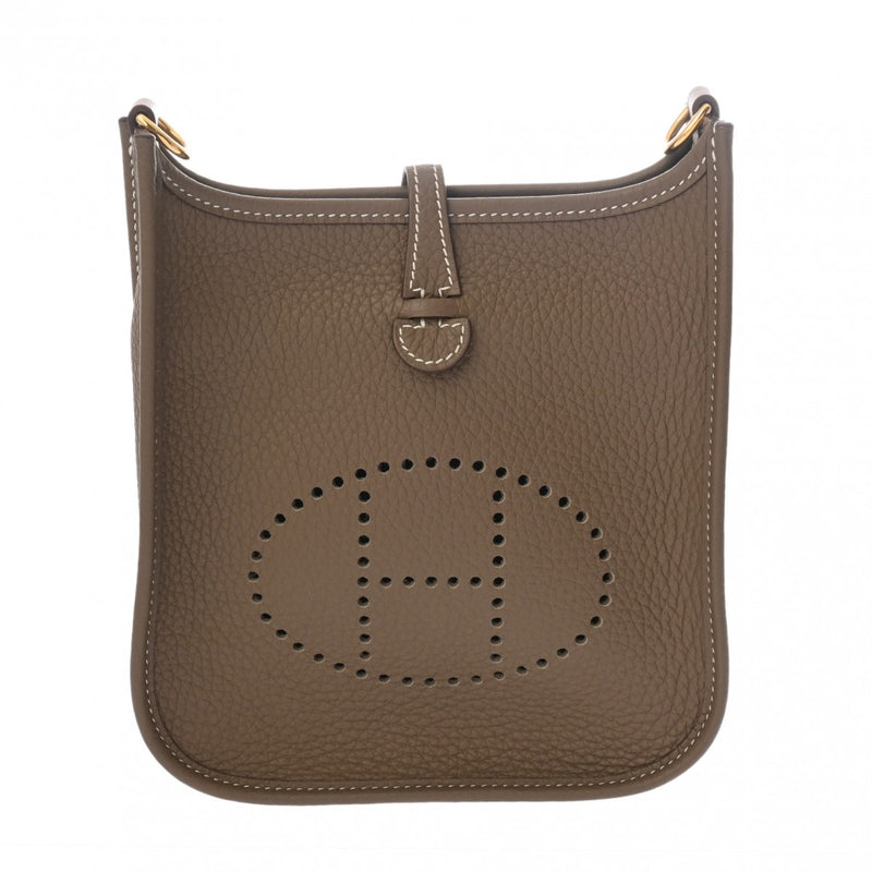 HERMES エルメス エブリン エヴリン TPM エトゥープ U刻印(2022年頃) レディース トリヨンクレマンス ショルダーバッグ Aランク 中古 銀蔵