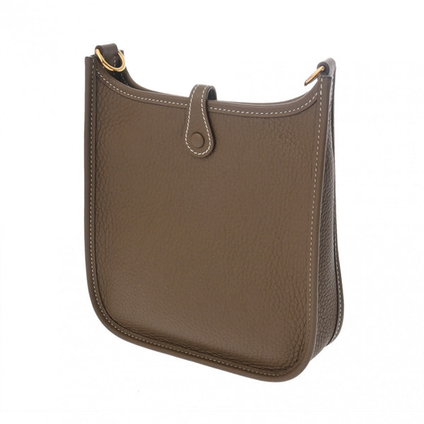 HERMES エルメス エブリン エヴリン TPM エトゥープ U刻印(2022年頃) レディース トリヨンクレマンス ショルダーバッグ Aランク 中古 銀蔵