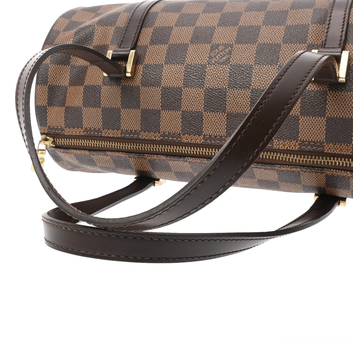 Yumi　ルイ・ヴィトン パピヨンGM ダミエ LOUIS VUITTON ルイヴィトン ダミエ パピヨン GM ブラウン レッド