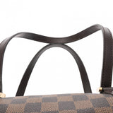 LOUIS VUITTON ルイヴィトン ダミエ パピヨン GM ブラウン レッド N51303 レディース ダミエキャンバス ハンドバッグ Bランク 中古 銀蔵